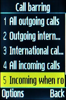 Incoming when roaming