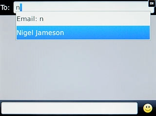 Press the required contact.