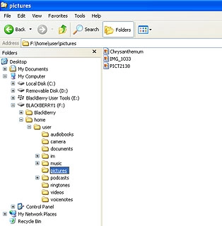 Go to the required folder in your computer's file system.