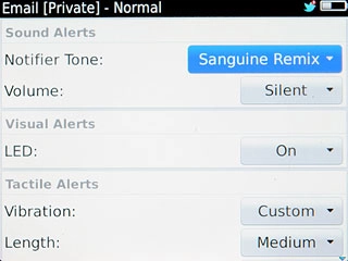 Press Notifier Tone.