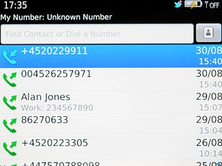 Press the required number.