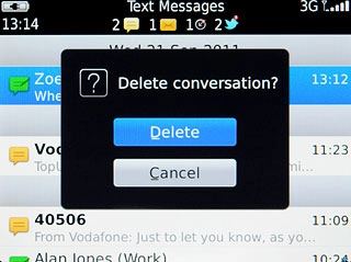 Press Delete to confirm.