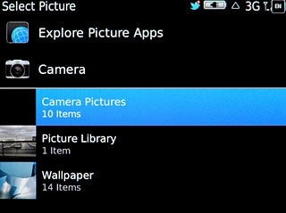 Press the required folder.