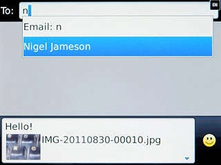 Press the required contact.
