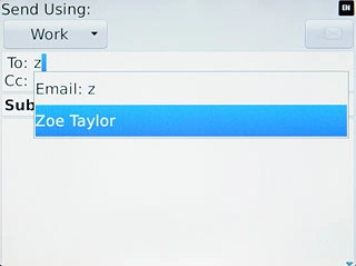 Press the required contact.