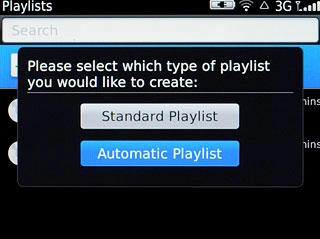 If you selected Automatic Playlist in step 2: