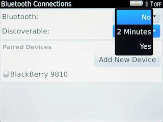 Press No, 2 Minutes or Yes.