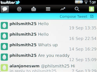 Press Compose Tweet.