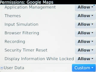 Press the drop down list next to User Data.