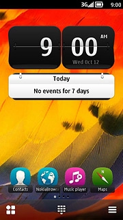 The 3G icon shows that 3G is available. If 3G isn't available, a different network mode is automatically selected.Further information: Select network mode