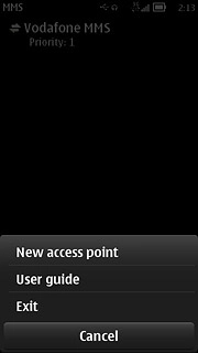 Press New access point.