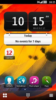 To move a display shortcut:Press and hold the required shortcut.Drag the shortcut to the required position.