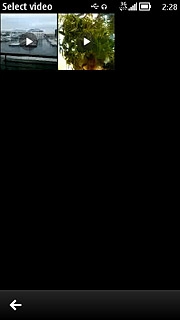 Press the required video clip.