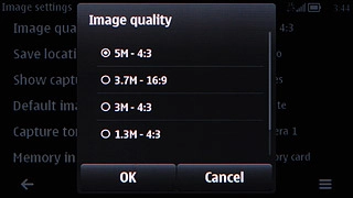 Press the required resolution.