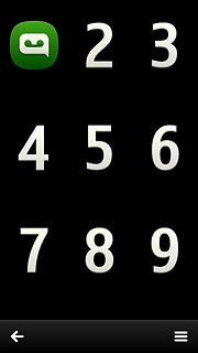 Press the required speed dialling key.