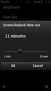 Drag the indicator to select the required period.