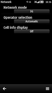 Press Operator selection.