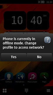 Press Yes to confirm.