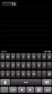 Press the menu icon.
