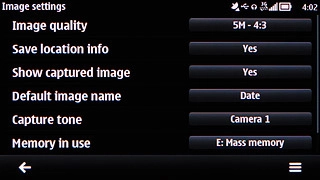 Press Memory in use to select the required memory.