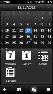 Press the required setting (depending on the current setting).