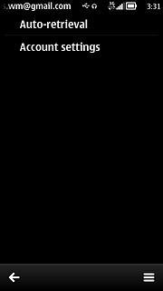 Press Account settings.