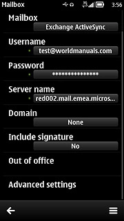 Press Advanced settings.