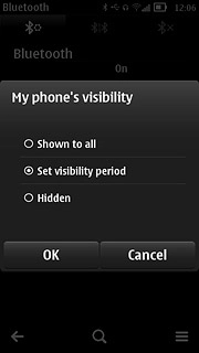 If you select Set visibility period: