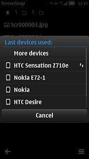 Press More devices, if required.