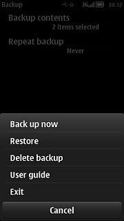 Press Back up now.Your phone is backed up.