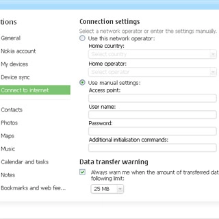 Select Use manual settings.