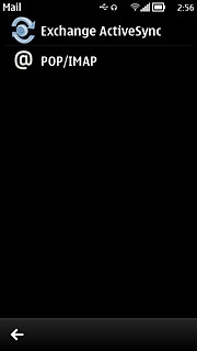 Press POP/IMAP.