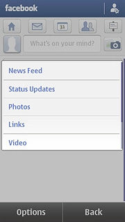 Press the required setting.