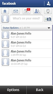 Press the camera icon.