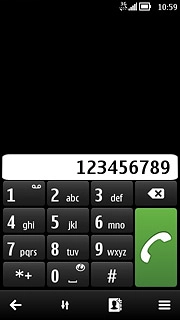 Press the menu icon.