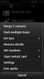 Press Mark multiple items.