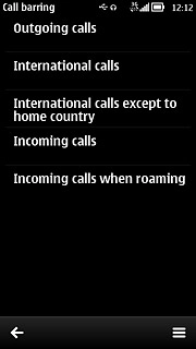 Press one of the following options:Outgoing calls