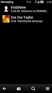 Press the new message icon.