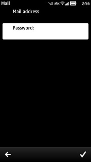 Press the confirm icon.