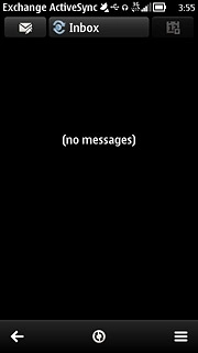 Press the menu icon.