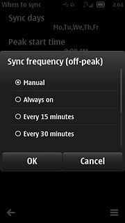 Press Manual or the required period.