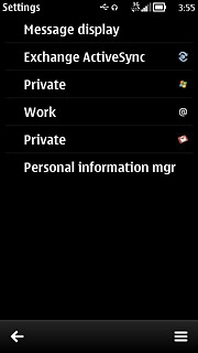 Press Exchange ActiveSync.