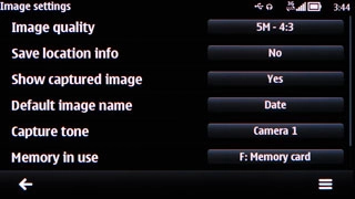 Press the return icon.