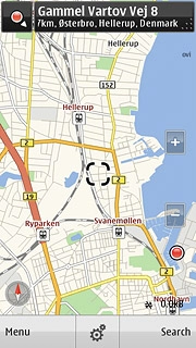 Press Search.Key in the required address.