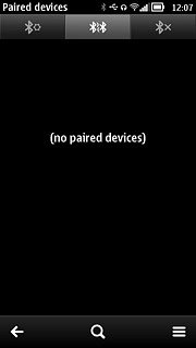 Press the menu icon.