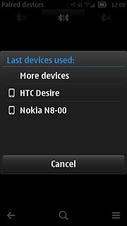 Press More devices, if required.