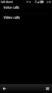 Press the menu icon.