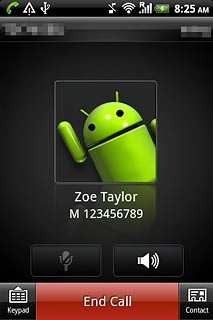 Press End Call to end the call.