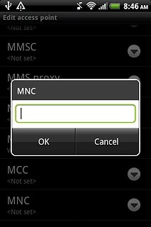 Key in 03 and press OK.