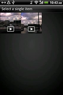 Press the required video clip.